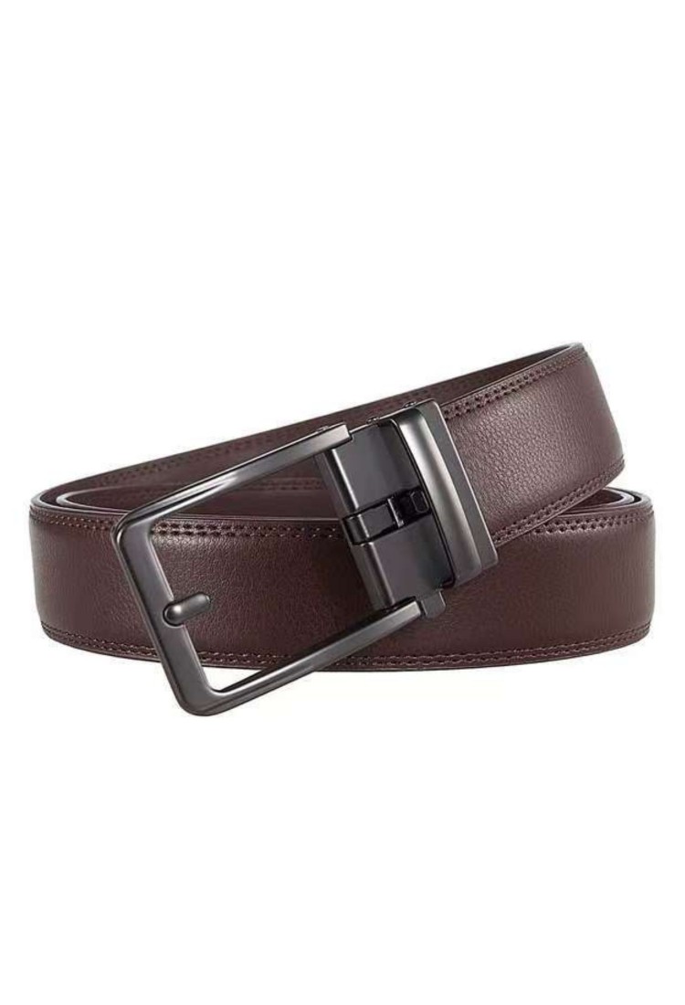 Ανδρική Ζώνη Με Μεταλλική Αγκράφα Δέρμα 3,5 cm * 130 cm. 525563