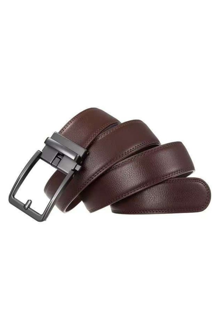 Ανδρική Ζώνη Με Μεταλλική Αγκράφα Δέρμα 3,5 cm * 130 cm. 525563