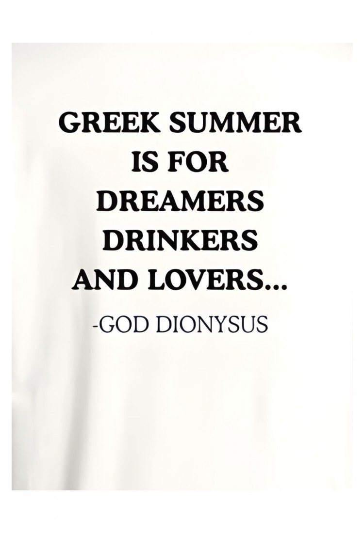 Μπλούζα Κοντομάνικη Greek Summer Is For Dreamers GSI999