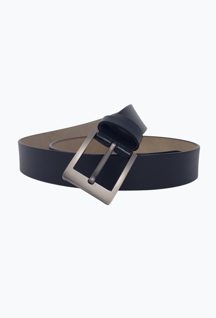 Ζώνη Ανδρική Δερμάτινη Για Τζιν 3,6 cm 525639