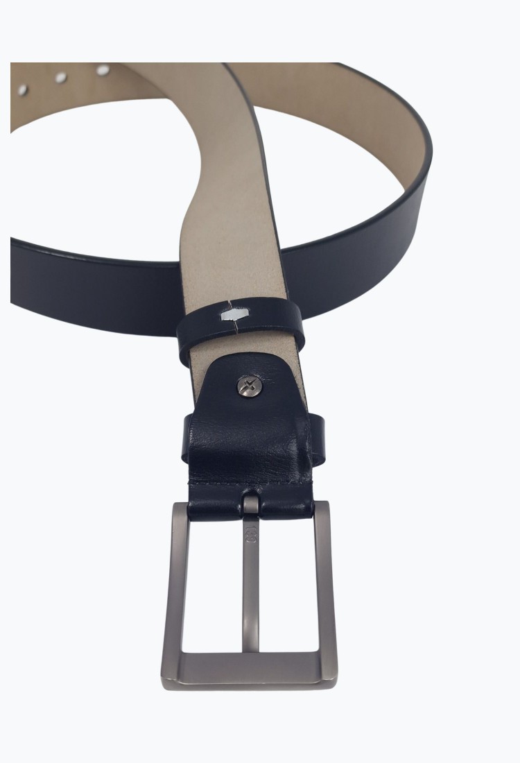 Ζώνη Ανδρική Δερμάτινη Για Τζιν 3,6 cm 525639