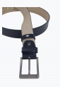 Ζώνη Ανδρική Δερμάτινη Για Τζιν 3,6 cm 525639