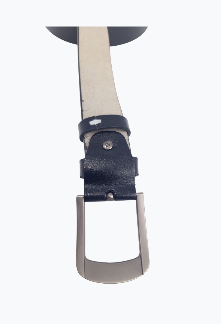 Ζώνη Ανδρική Δερμάτινη Για Τζιν 3,8 cm 525722