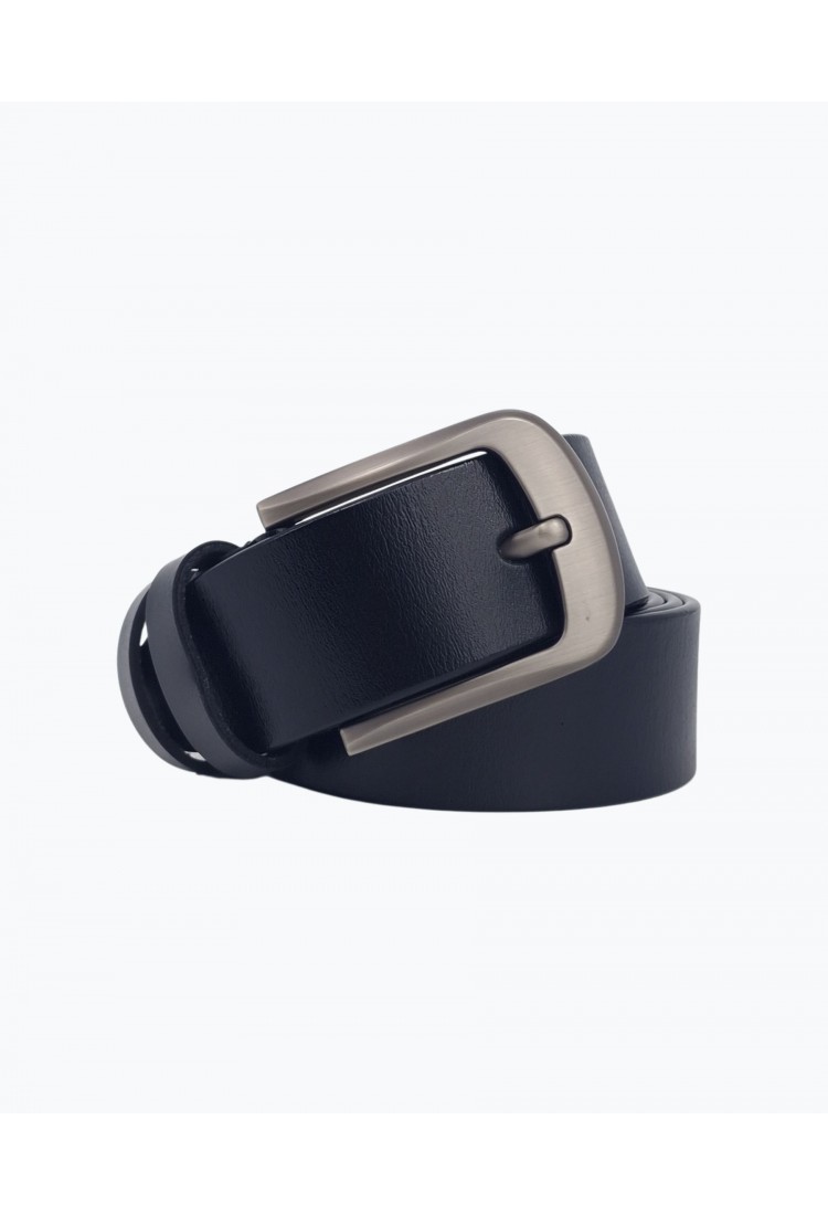 Ζώνη Ανδρική Δερμάτινη Για Τζιν 3,8 cm 525722