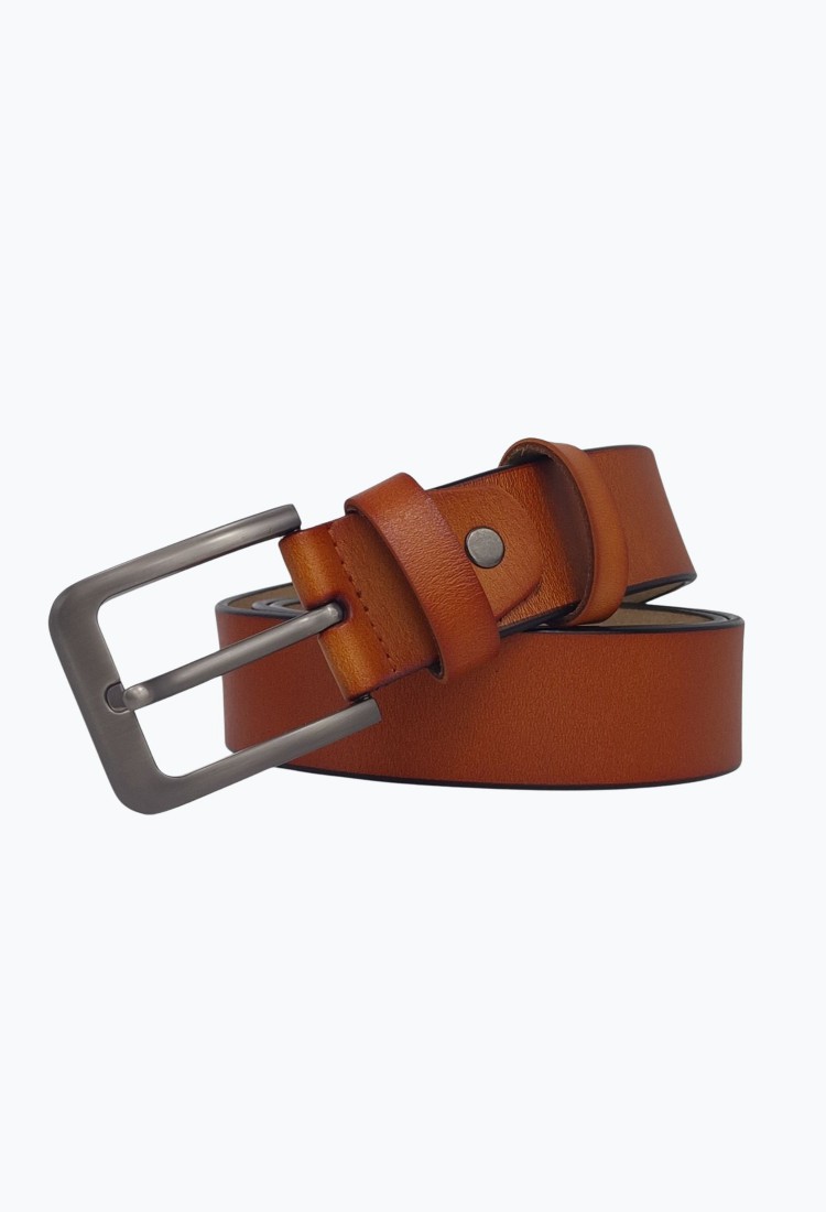 Ζώνη Ανδρική Δερμάτινη Για Τζιν 3,6 cm 525638