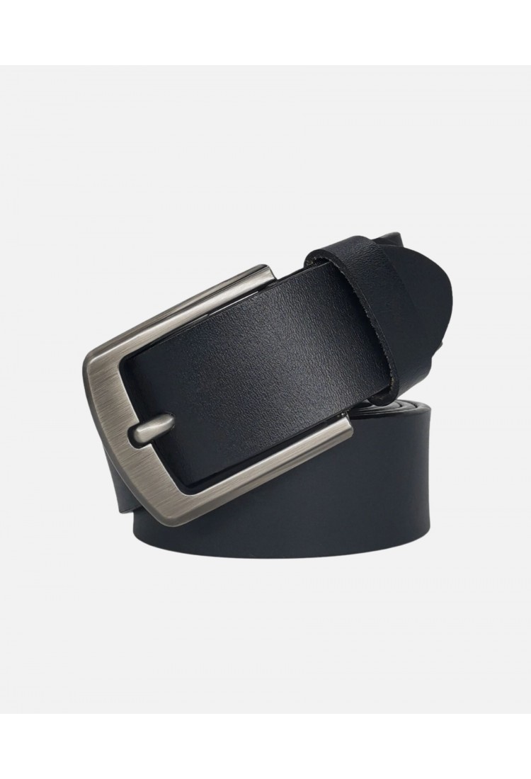 Ζώνη Ανδρική Δερμάτινη Για Τζιν 3,7 cm 527008
