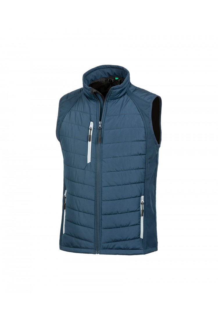 Men's Softshell Vest with Compass Lining