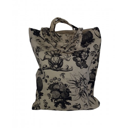 Large Floral Print Canvas Hand/Shoulder Bag 525752