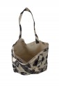 Canvas Hand/Shoulder Bag With Butterfly Print 525750