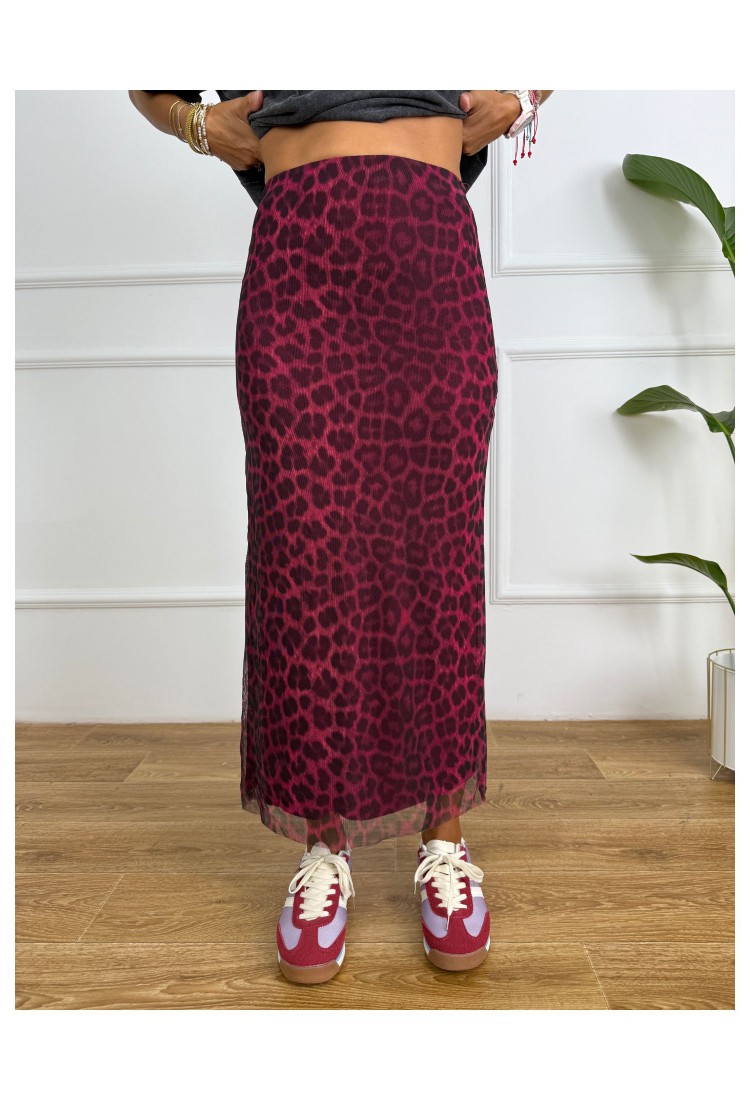 Φούστα Leopard Print Τούλι 527068