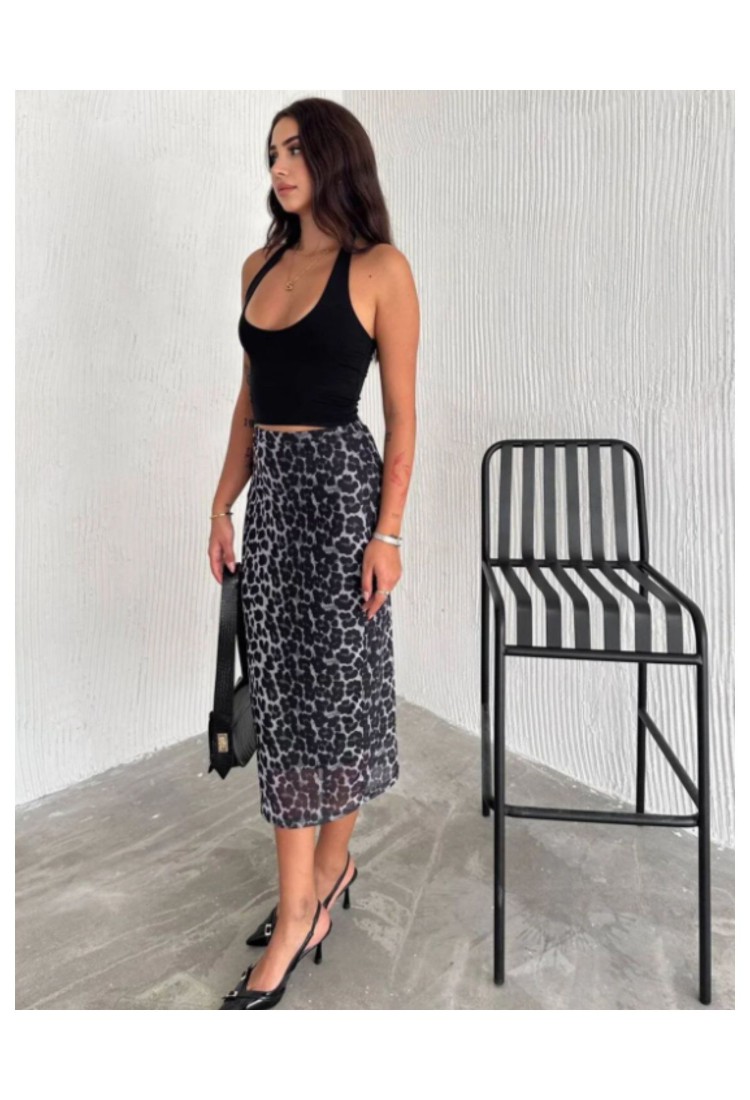 Φούστα Leopard Print Τούλι 527068