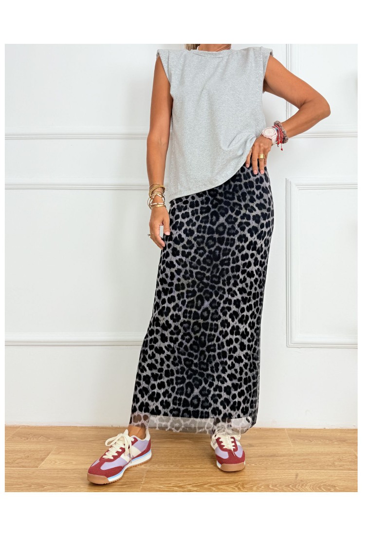 Φούστα Leopard Print Τούλι 527068