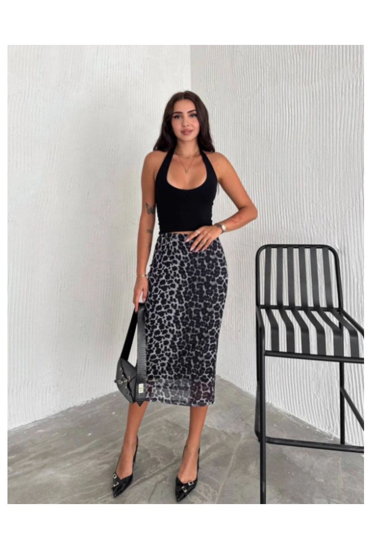 Φούστα Leopard Print Τούλι 527068
