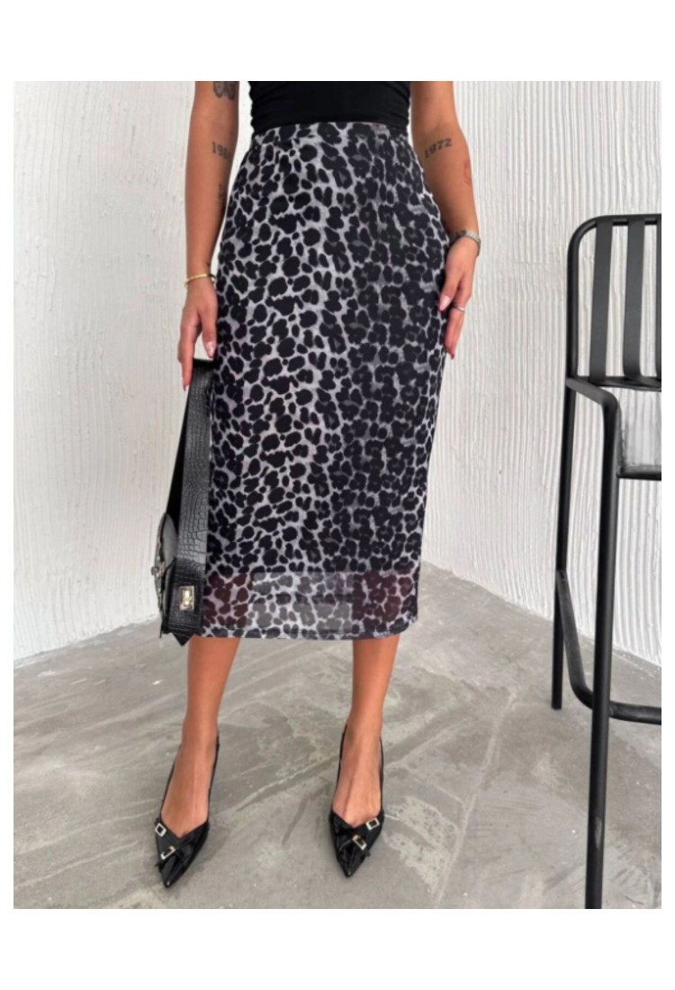 Φούστα Leopard Print Τούλι 527068