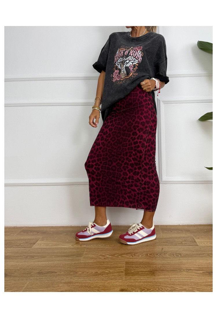 Φούστα Leopard Print Τούλι 527068 Φούστα Leopard Print Τούλι 527068