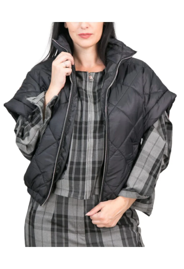 Overshirt Μπουφάν Καρό Με Τσέπες 527060