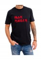 Ανδρική Μπλούζα Κοντομάνικη Iron Maiden Με Κόκκινη Στάμπα IRON702