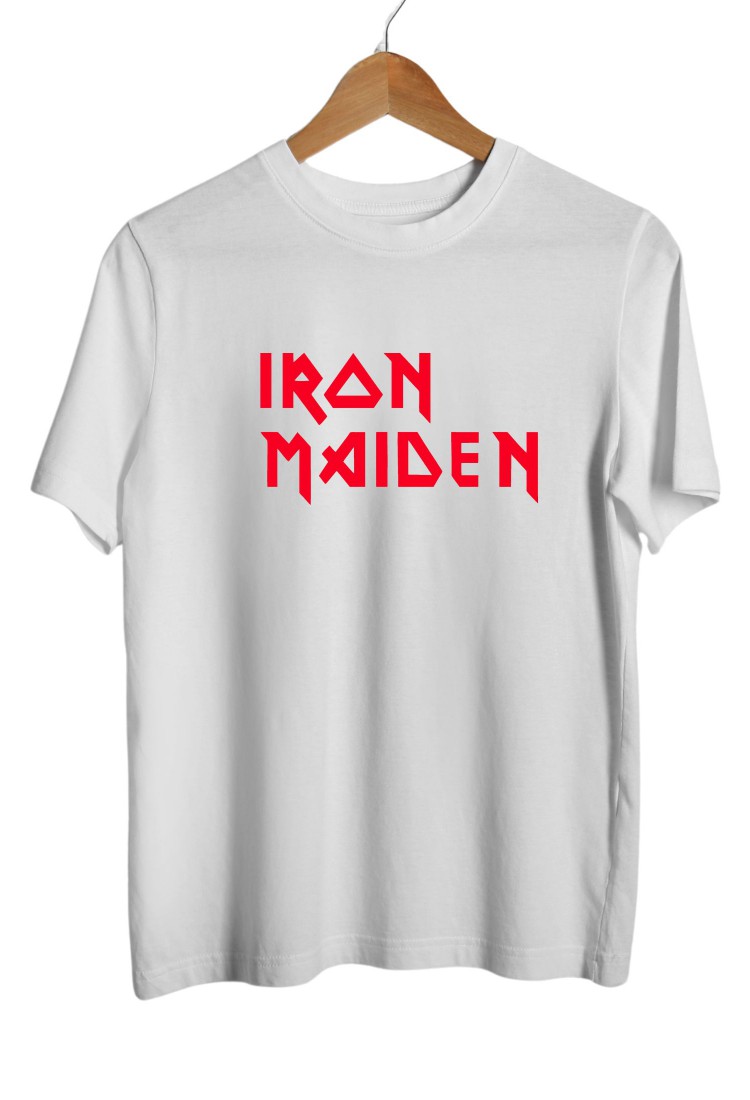 Ανδρική Μπλούζα Κοντομάνικη Iron Maiden Με Κόκκινη Στάμπα IRON702 Ανδρική Μπλούζα Κοντομάνικη Iron Maiden Με Κόκκινη Στάμπα IRON702