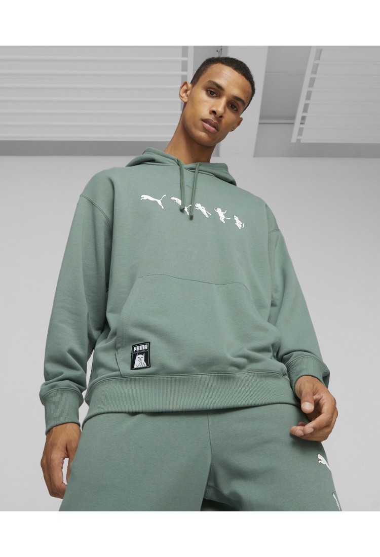 Μπλούζα Φούτερ Puma X RIPNDIP TR Eucalyptus 527182