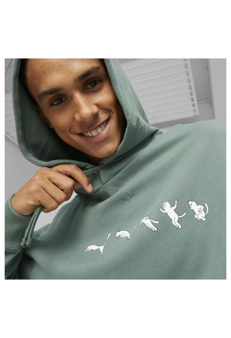 Μπλούζα Φούτερ Puma X RIPNDIP TR Eucalyptus 527182