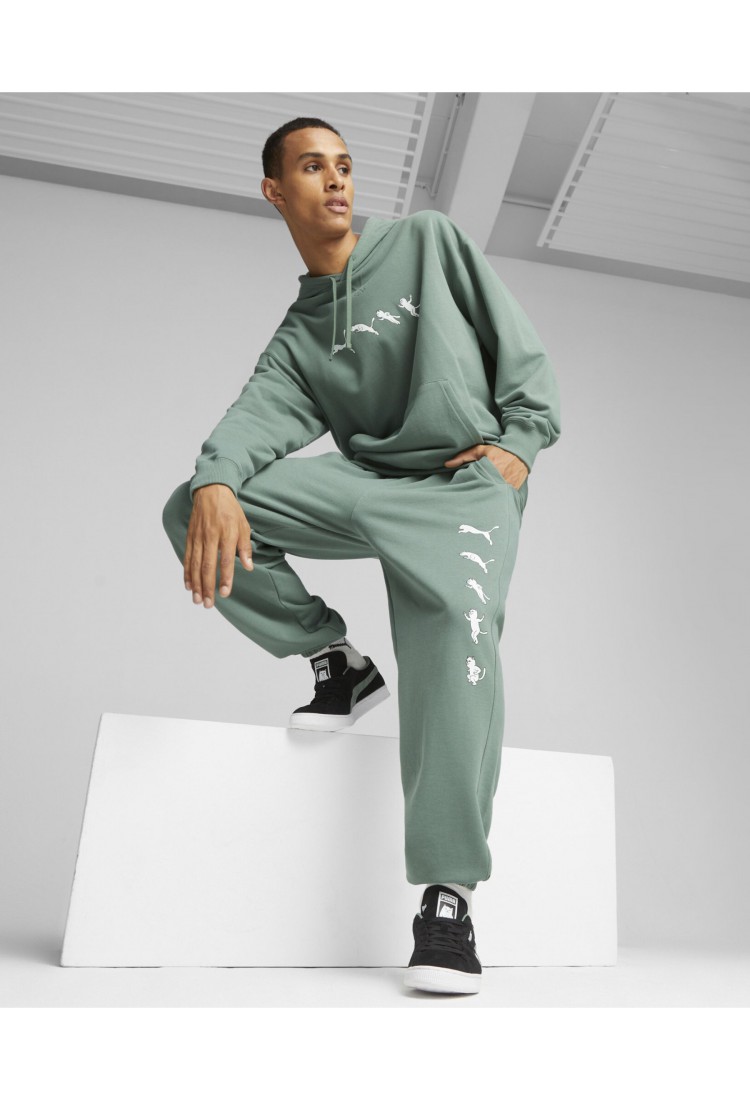 Μπλούζα Φούτερ Puma X RIPNDIP TR Eucalyptus 527182