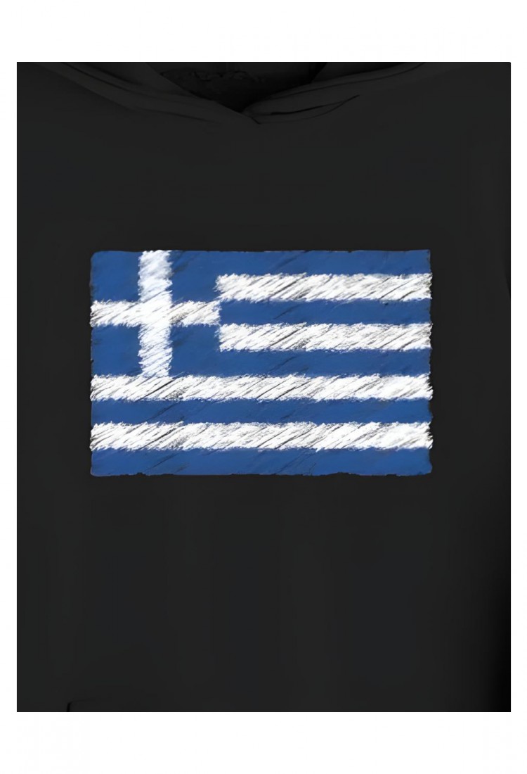 Φούτερ Με Ελληνική Σημαία BC0156