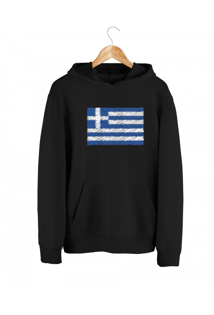 Φούτερ Με Ελληνική Σημαία BC0156
