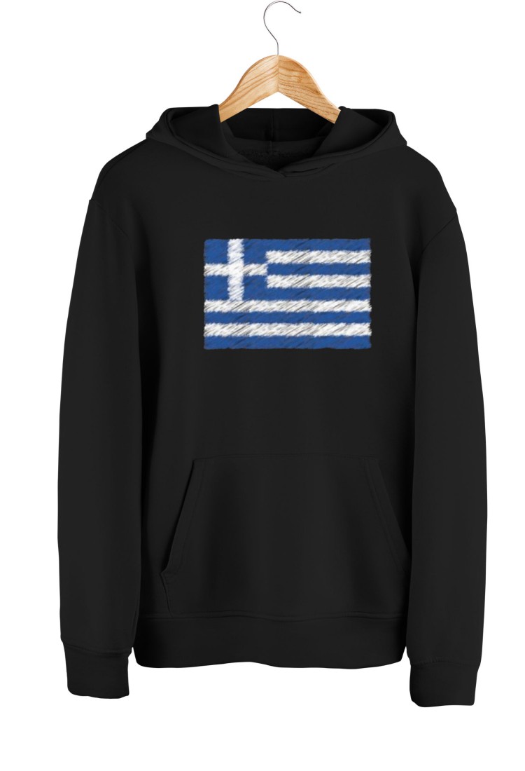 Φούτερ Με Ελληνική Σημαία BC0156