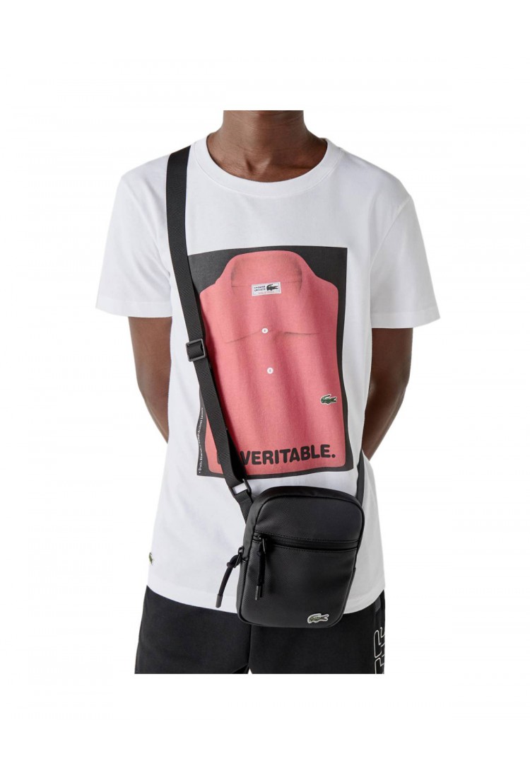 Men's Crossbody Bag with Zipper Closure Lacoste 527225
