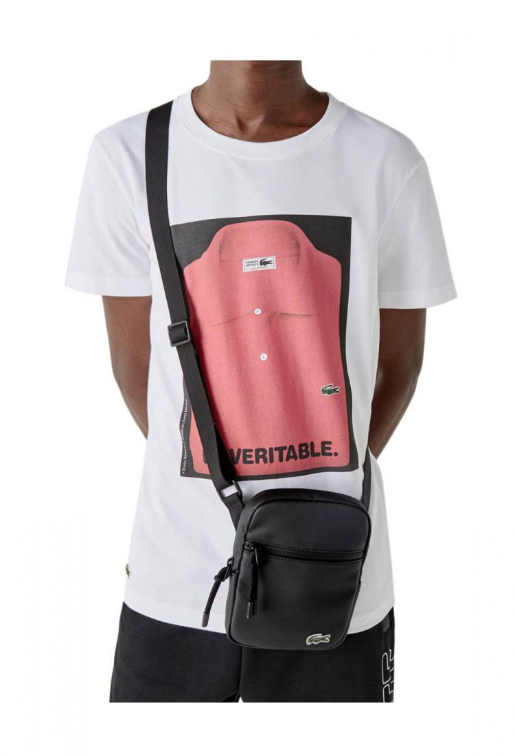 Men's Crossbody Bag with Zipper Closure Lacoste 527225