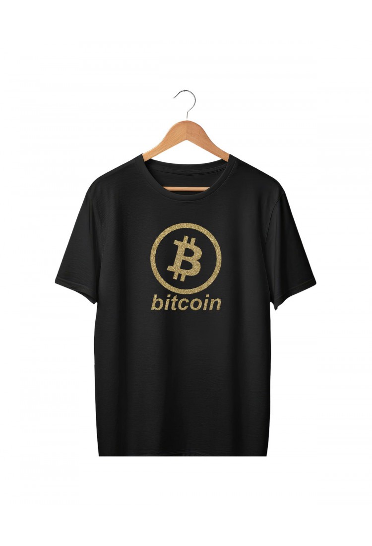 Ανδρική Μπλούζα Bitcoin Gold Gliter TMB813-2
