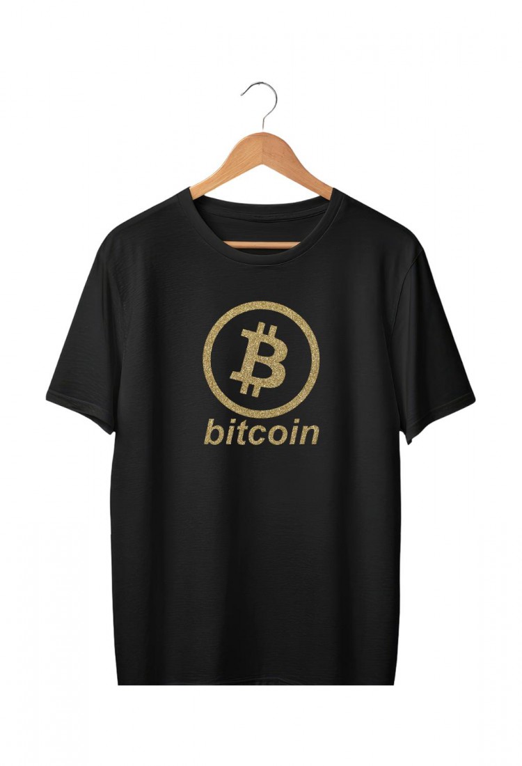 Ανδρική Μπλούζα Bitcoin Gold Gliter TMB813-2