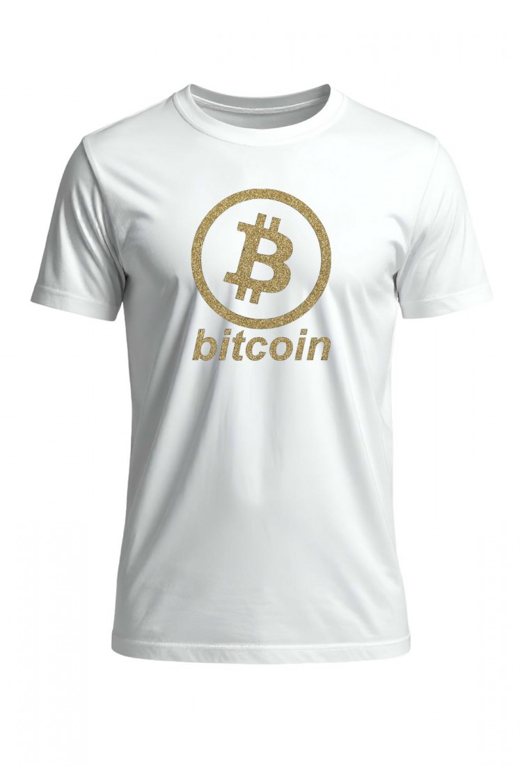 Ανδρική Μπλούζα Bitcoin Gold Gliter TMB813-2