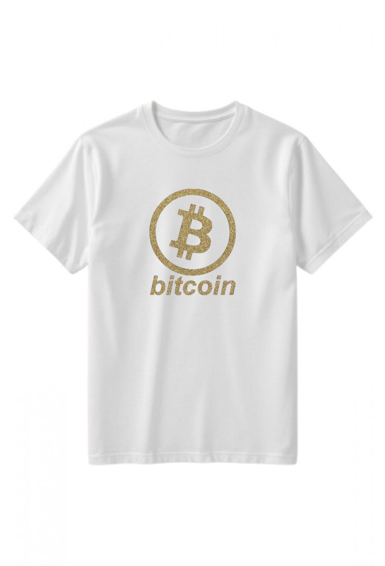 Ανδρική Μπλούζα Bitcoin Gold Gliter TMB813-2