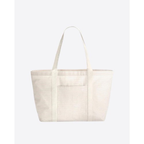 Striped Large Bag Made of Organic Cotton 526857-1