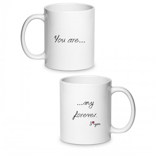 Κούπα Αγάπης You Are My Forever Σετ 2 Τεμάχια LOVE121