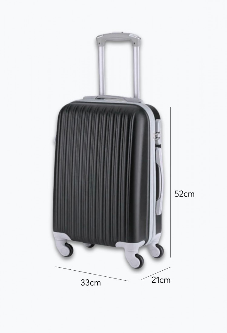 Cabin Suitcase 52*33*21cm With 4 Swivel Wheels And Security Lock S000375-1