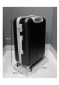 Suitcase Medium 66*41*25cm With 4 Swivel Wheels And Security Lock S000373-7