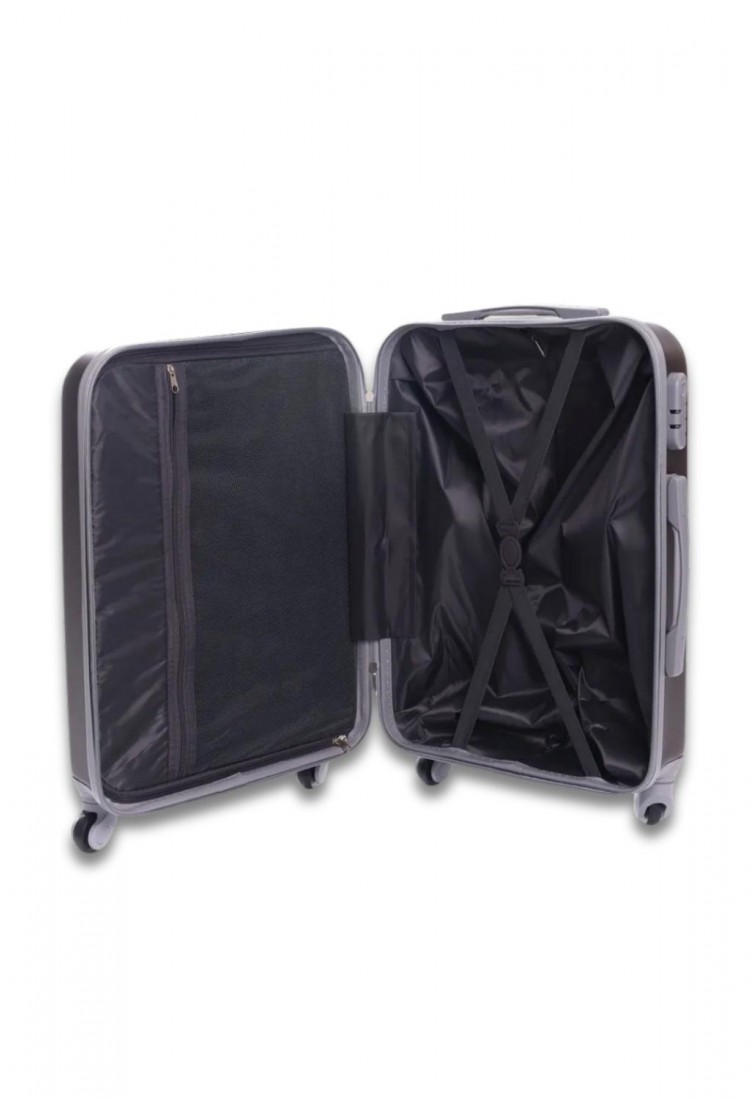 Large Hardside Suitcase 76*50*30cm With 4 Swivel Wheels And Security Lock 523934-12