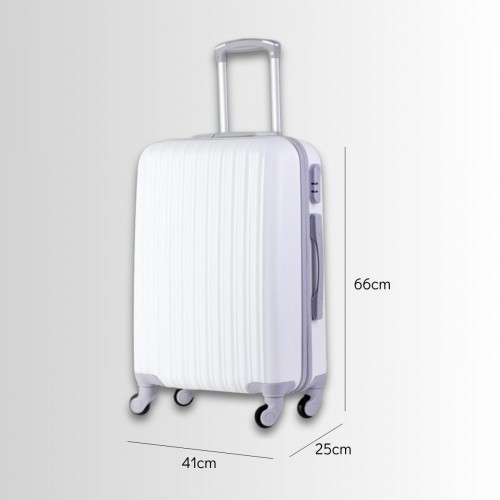 Suitcase 66*41*25cm With 4 Swivel Wheels And Security Lock W000373-7