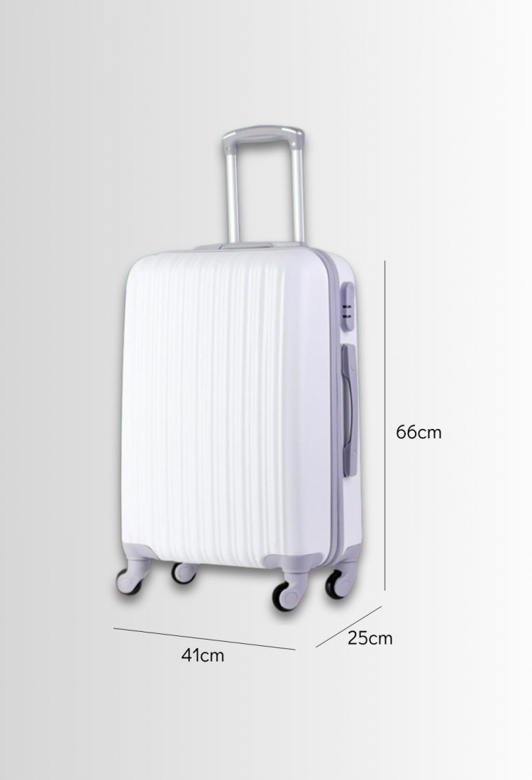Suitcase 66*41*25cm With 4 Swivel Wheels And Security Lock W000373-7
