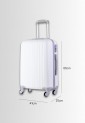 Suitcase 66*41*25cm With 4 Swivel Wheels And Security Lock W000373-7