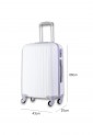Suitcase 68*43*25cm With 4 Swivel Wheels And Security Lock W000373-8