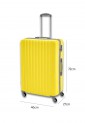 Suitcase 72*46*27cm With 4 Wheels And Security Lock ΥELL523934-10