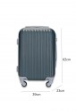 Suitcase 62*39*23cm With 4 Swivel Wheels And Security Lock K000374-5