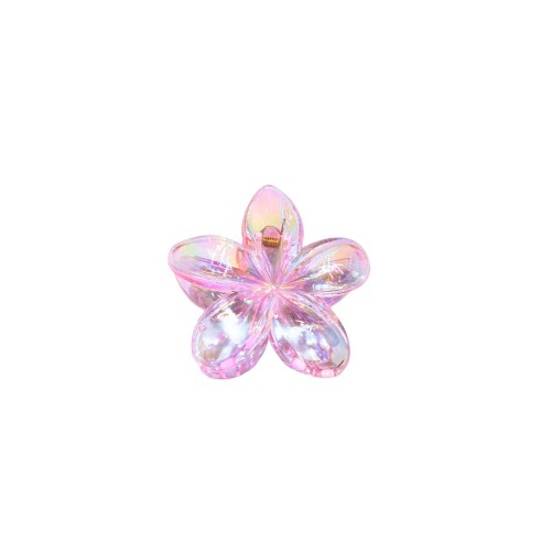 Flower Clip Pink Shiny 525748-9
