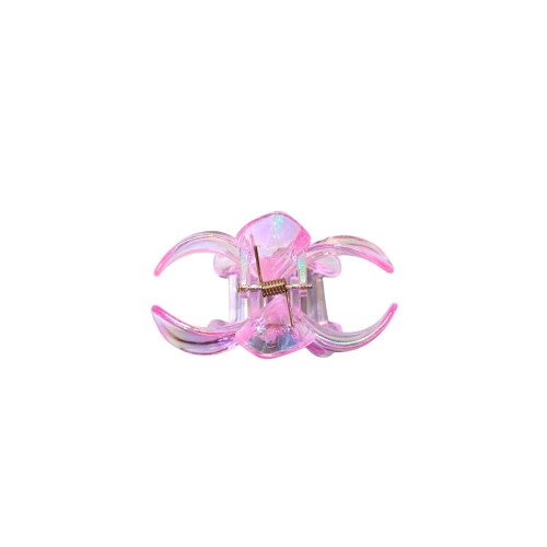 Flower Clip Pink Shiny 525748-9