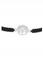 Handmade Macrame Bracelet Large Silver Tree of Life BST907-1
