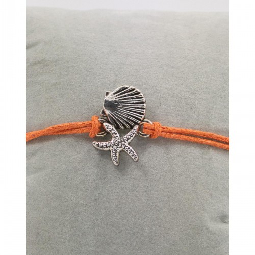 Handmade Macrame Bracelet With Shell And Star 527280-3