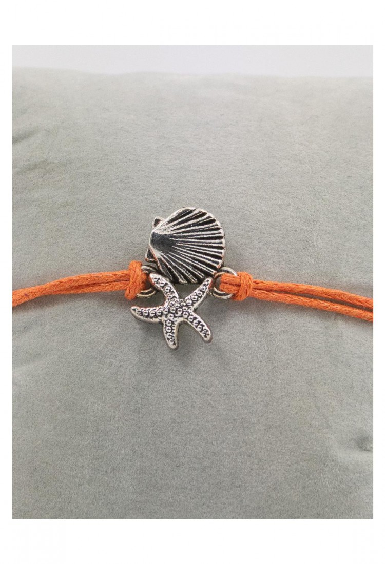 Handmade Macrame Bracelet With Shell And Star 527280-3